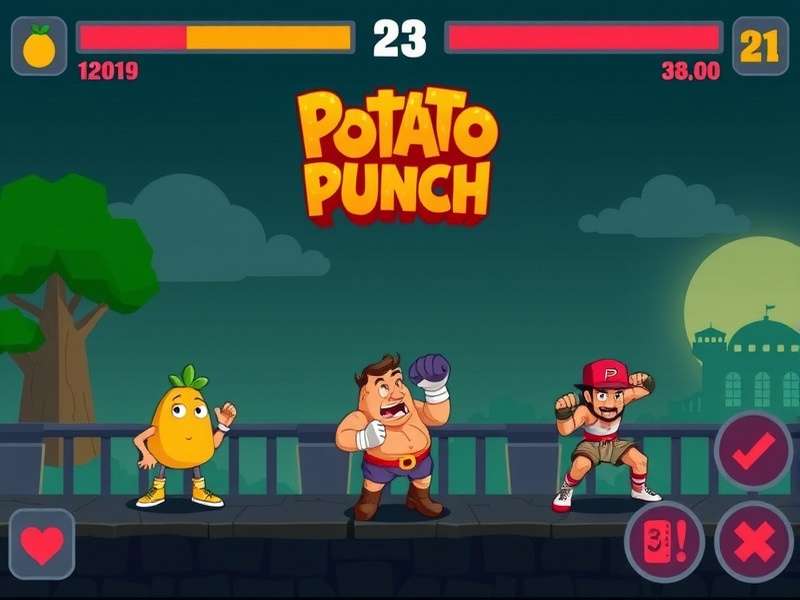 Potato Power Punch gameplay screenshot